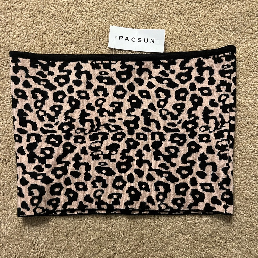 Kendall + Kylie Cheetah Print Tube Top